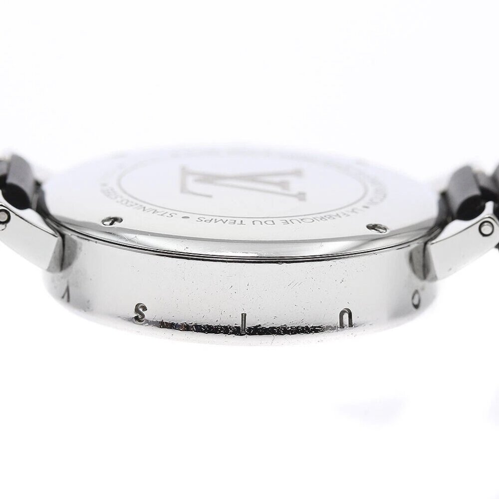 LOUIS VUITTON Tambour Moon Star Q8J10 Silver Dial Quartz Ladies Watch - Picture 7 of 12